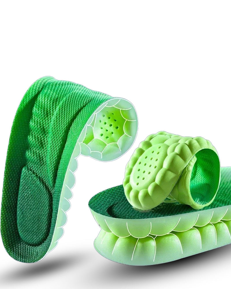 4D Massage Shoes Insoles Super Soft Latex Sports Insole for Feet Running Basket Shoe Sole Arch Support Orthopedic Inserts Unisex