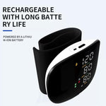 Home Rechargeable Wrist BP Monitor LED Voice Touch Screen for Accurate Blood Pressure Monitoring