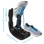 Heated Boot & Shoe Dryer, Black, Plastic