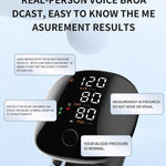 Home Rechargeable Wrist BP Monitor LED Voice Touch Screen for Accurate Blood Pressure Monitoring