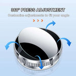 SEAMETAL Car Blind Spot Mirror round Frame Wide-Angle Rearview Auxiliary Convex Mirror
