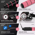 Smart Jump Rope with APP Data Analysis & Speed Light Indicator -  Fitness Skipping Rope for HIIT, Home Gym, Crossfit, Exercise, Jumping Rope Counter for Women, Men, Kids