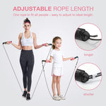 Smart Jump Rope with APP Data Analysis & Speed Light Indicator -  Fitness Skipping Rope for HIIT, Home Gym, Crossfit, Exercise, Jumping Rope Counter for Women, Men, Kids