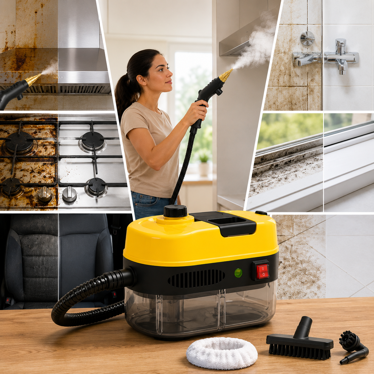 Steamora™ Pressure Steam Cleaner