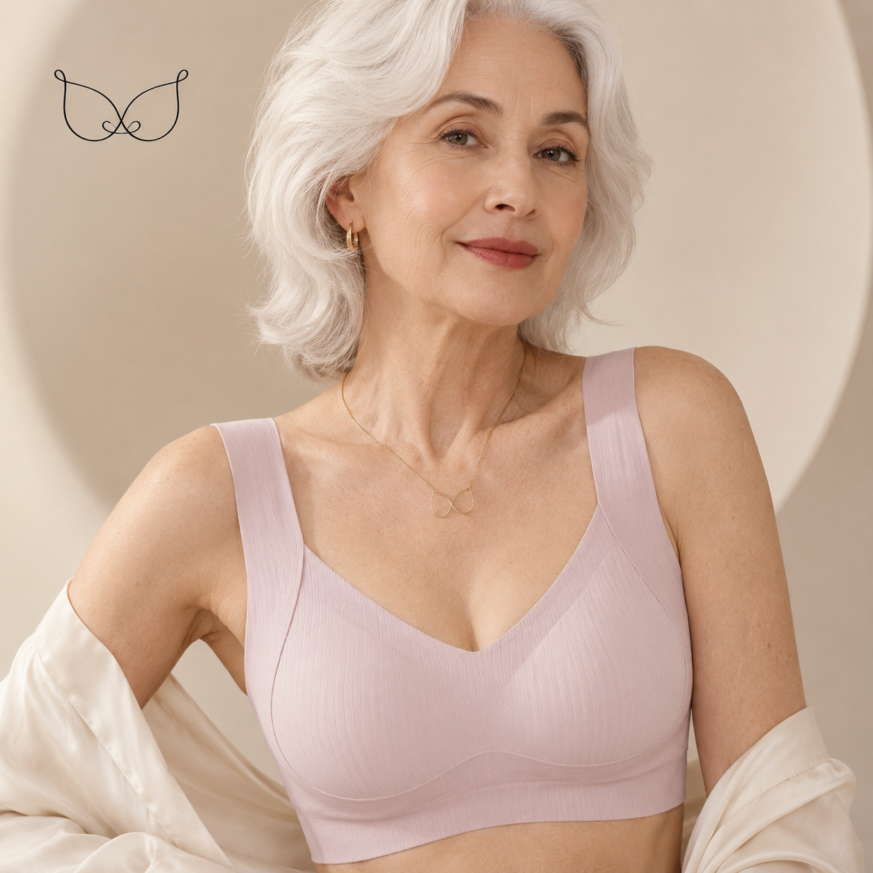 Easy Shape Bra -Comfortable, One-piece, Traceless Fixed Cup, Women's Underwear
