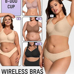 Wireless Jelly Lift Bra for Big Busts – Seamless Full Support