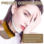 Lymphatic Contour Massage Brush for Jawline Chin & Facial Sculpting Soft Dry Brushing Tool for Lymphatic Drainage and Fatigue Relief Gentle Body Care