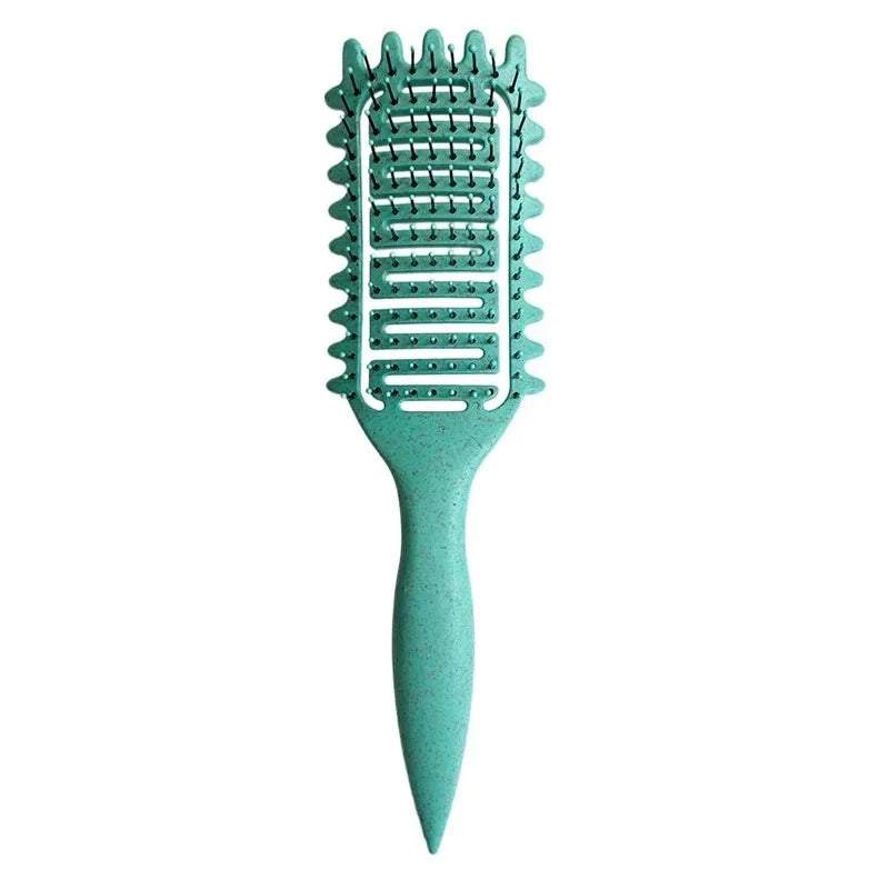CurlCraft 3-in-1 Defining Brush for detangling, shaping, and styling curls with vented design and eco-friendly materials