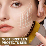 Lymphatic Contour Massage Brush for Jawline Chin & Facial Sculpting Soft Dry Brushing Tool for Lymphatic Drainage and Fatigue Relief Gentle Body Care