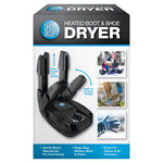 Heated Boot & Shoe Dryer, Black, Plastic