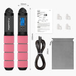Smart Jump Rope with APP Data Analysis & Speed Light Indicator -  Fitness Skipping Rope for HIIT, Home Gym, Crossfit, Exercise, Jumping Rope Counter for Women, Men, Kids