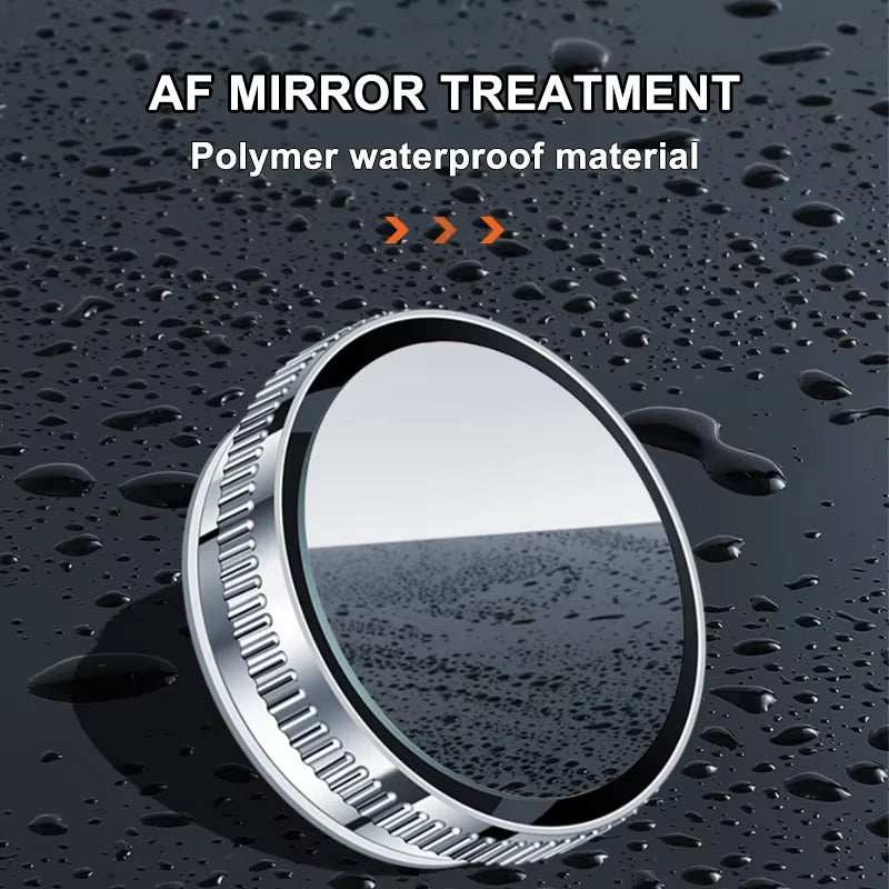 SEAMETAL Car Blind Spot Mirror round Frame Wide-Angle Rearview Auxiliary Convex Mirror