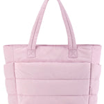 Tote Bag Large Capcity Women'S Bags Puffer Padded Handbag for College School Portable Commuting Leisure Travel Pouch