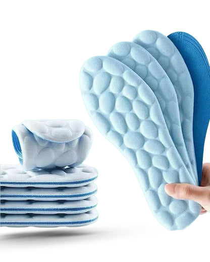 4D Massage Shoes Insoles Super Soft Latex Sports Insole for Feet Running Basket Shoe Sole Arch Support Orthopedic Inserts Unisex